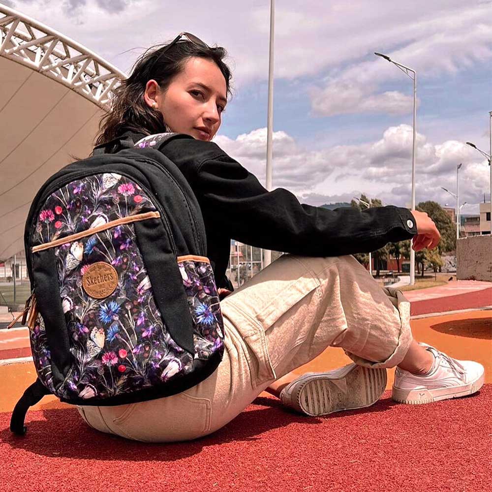 Mochila skechers estampado